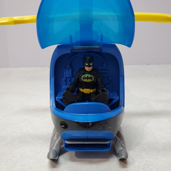 Imaginext Batman Helicopter Batcopter Batman DC Super Friends Penguin - Picture 6 of 10